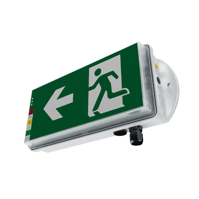 Naścienne oświetlenie awaryjne LED Exit 2200k-7000k 100-277V