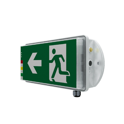Naścienne oświetlenie awaryjne LED Exit 2200k-7000k 100-277V